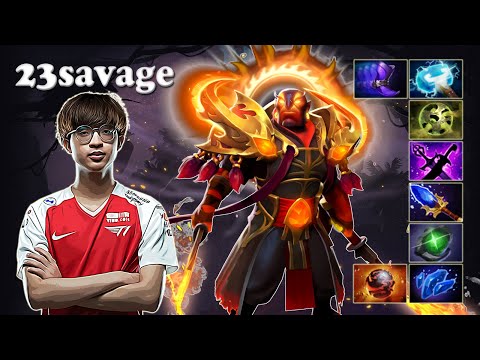 23savage - Ember Spirit Midlane vs Yopaj Leshrac | Dota 2 7.29d Gameplay