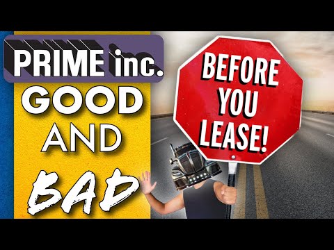 WATCH BEFORE YOU LEASE! | Prime Inc Truck Lease Review #primelease