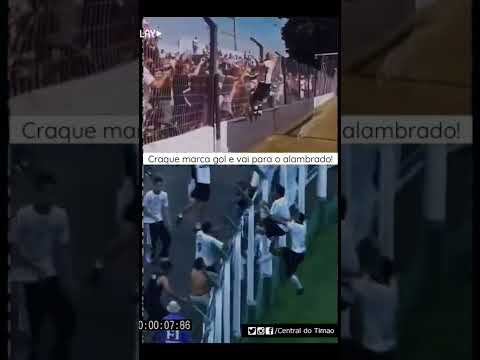 Biro Biro marca gol pelo Corinthians e comemora no alambrado