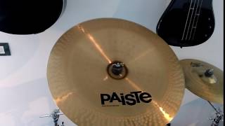 Video thumbnail for PAISTE 502 china 18 by Giuliano Zuliani