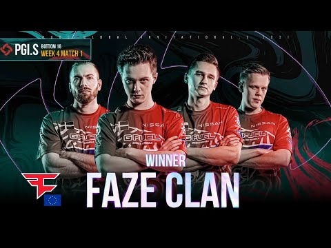 PUBG PGI.S • Bottom 16 - Week 4 Match 1 - FAZE CLAN 14 KILLS