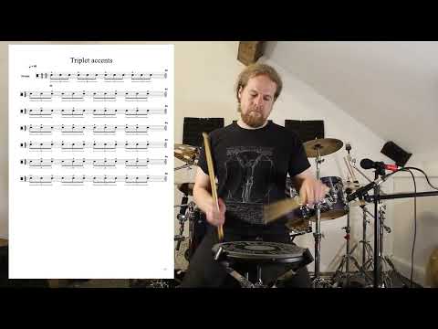 Triplet Accent Patterns - Exercise For Drummers