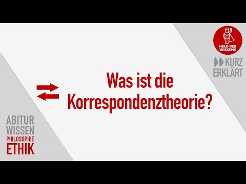 Korrespondenztheorie - Wahrheitstheorie - Thomas von Aquin - Abitur Wissen Philosophie und Ethik