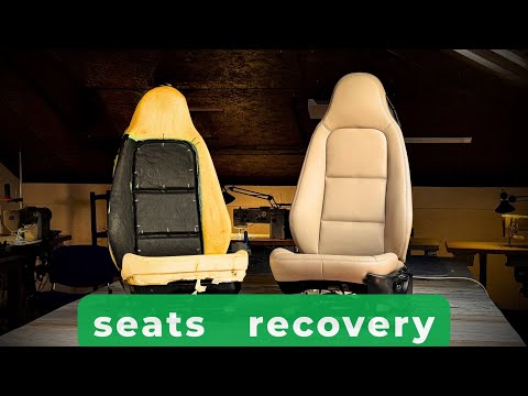 BMW Z3. sewing new seats