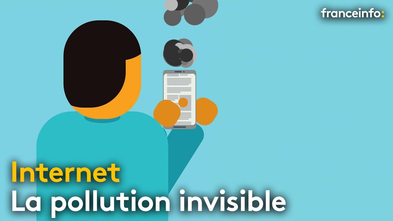 Cette pollution invisible que génère internet - franceinfo: