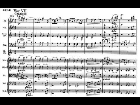 Brahms - Variazioni su tema di Haydn op. 56a (score)