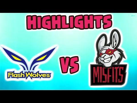 Flash Wolves vs Misfits | Highlights S7 World Championship 2017 | PowerOfEvil