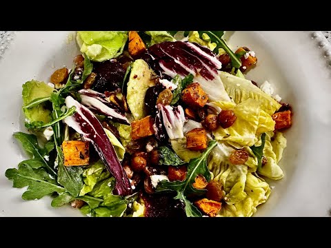 Roasted Sweet Potato & Veggie Salad
