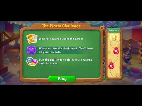 Fishdom Test Luck on The Pirate Challenge. Not Good 😭