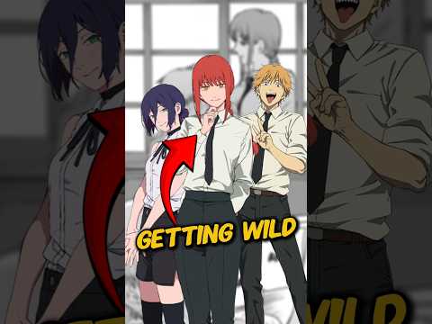 Chainsaw Man movie is getting wild 😭 #anime #chainsawman #shorts