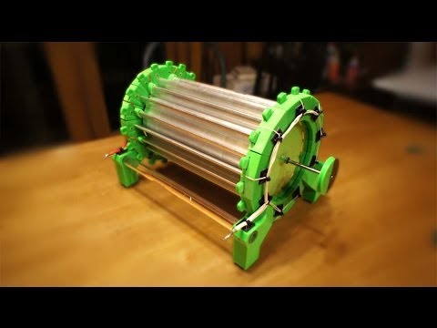 3D Printed AtmoMotor HV Atmospheric Motor - Wireless Energy