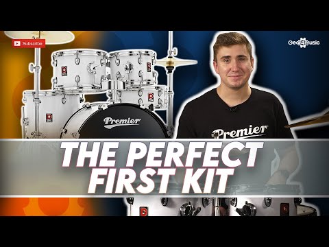 Premier Revolution 20" 5-Piece Complete Drum Kit Red Sparkle PR20-5DKRSW image 6