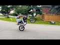 I LEARNED HOW TO WHEELIE IN 5 DAYS Day 5 Wheelie Practice CRF150R