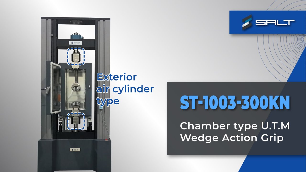ST-1003-300kN Chamber type UTM with Pneumatic Grips (External air cylinder)