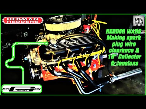 Hedder Wars #32 No more burn spark plug wires, 18" Collector extensions, Crankcase evacuation system