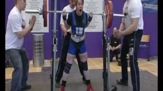 preview picture of video 'Powerlifting Finnish Championships 21-22.2.2009, Champions of Women 67,5-82,5kg Weightclasses'