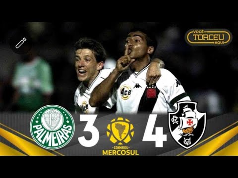 Palmeiras 3 x 4 Vasco FINAL Da Copa Mercosul 2000 Jogo Completo (Band HD) Você Torceu Aqui