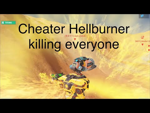 Cheater flash Hellburner - War Robots WR
