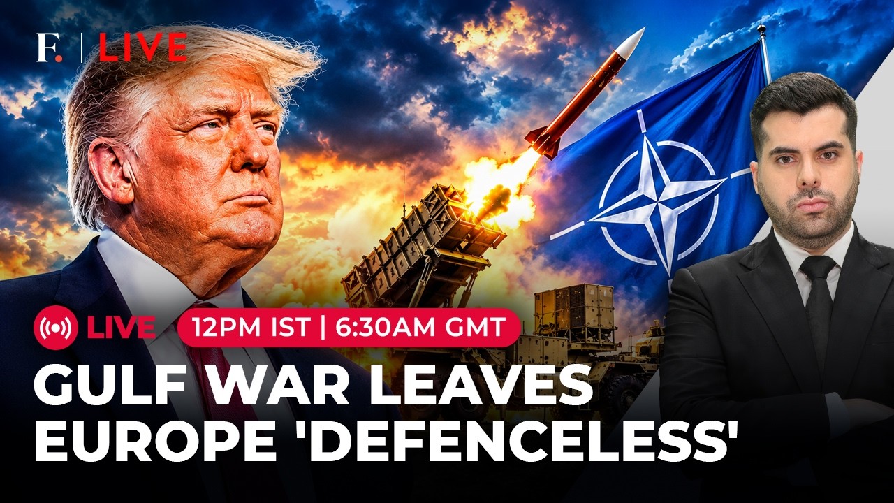 Trump's Air Defences Stretched LIVE: Patriot Shortage Makes NATO Vulnerable to Putin? | Firstpost