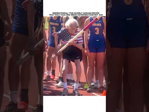 It Is Not About Age, But Determination 😞 #PoleVault #PoleVaultJump #PoleVaulting #PoleVaultJumpVideo