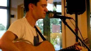 Russ Barnett new song@ Peaberry's Cafe Simsbury, CT Robert Alan's open mike