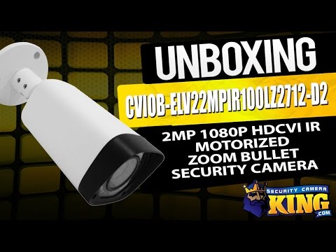 Unboxing - 2MP 1080P HDCVI IR Motorized Zoom Bullet Security Camera -  CVIOB-ELV22MPIR100LZ2712-D2