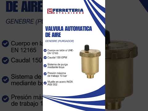 VÁLVULA AUTOMÁTICA DE AIRE GENEBRE, #válvula #genebre #ferretería