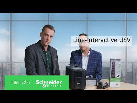 Line-Interactive USVen einfach und schnell erklärt | Schneider Electric