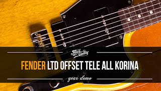 Video thumbnail for Fender Offset Tele with korina body and neck! by Max Guitar B.V.