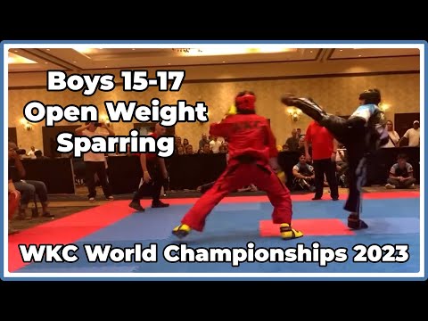 Boys 15-17 Open Weight Point Sparring - WKC World Championships 2023