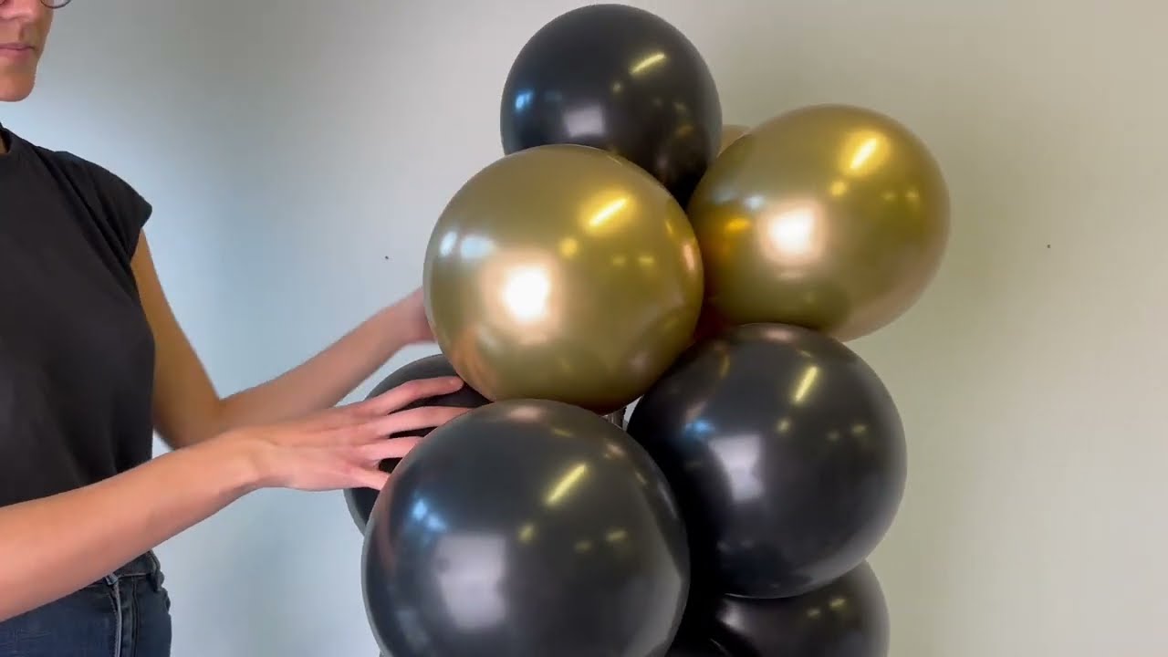 Jak zrobić girlandę organiczną z balonów