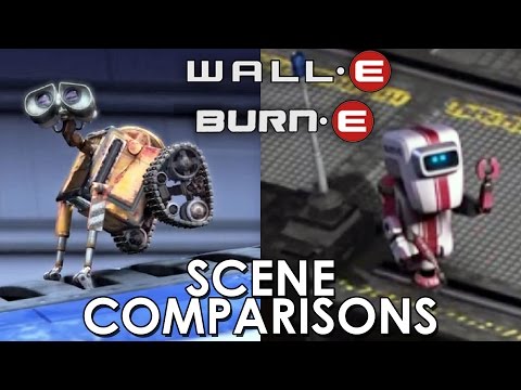 WALL·E (2008) and BURN·E (2008) - scene comparisons
