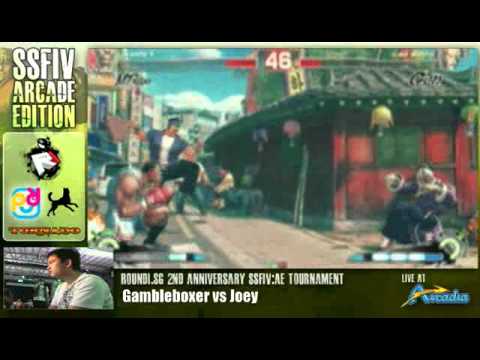 R1SG 2 Year Anniversary SSFIV:AE Tourney 26/58 - L1 - Gambleboxer(BA) vs Joey(GE)