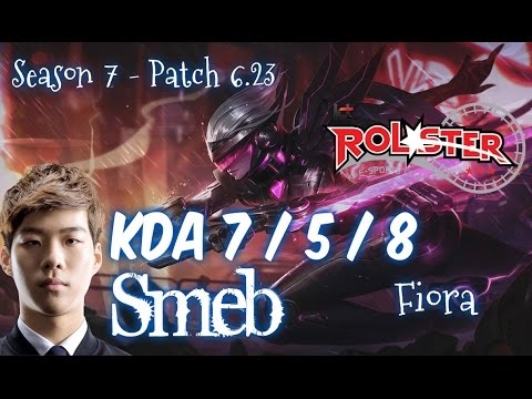 KT Smeb FIORA vs POPPY Top - Patch 6.23 KR Ranked