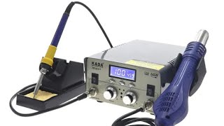 KADA 2018D+ SMD BLOWER WITH SOLDERING IRON STATION, soldering ironsmd rework-station
