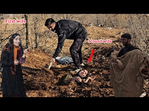 Love and jealousy; Husband ties up crazy first wife to save pregnant second wife!