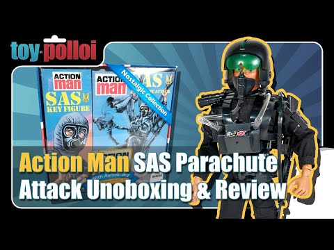 Action Man 40th Anniversary SAS Parachute Attack unboxing & review - Toy Polloi