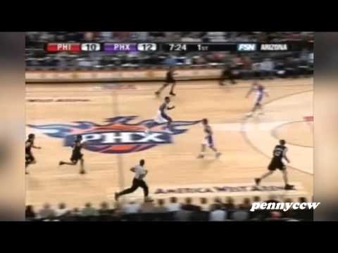 Allen Iverson Highlights vs Steve Nash the Phoenix Suns 05/06 NBA *2006.01.04