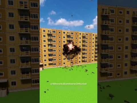 Regular TNT vs Nuclear TNT in Minecraft 🤯