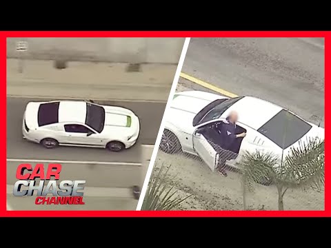 Police chase possible kidnapping suspect in West L.A. area | Car Chase Channel