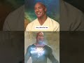 Black Adam vs. Superman: Dwayne Johnson doesn't know who will win. #blackadam #superman #dc #shorts