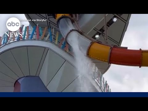 Passenger injured on water slide aboard world’s largest cruise ship