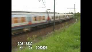 preview picture of video 'Lijn 21 Landen 04 05 1999 Werken spoor verdubbeling'