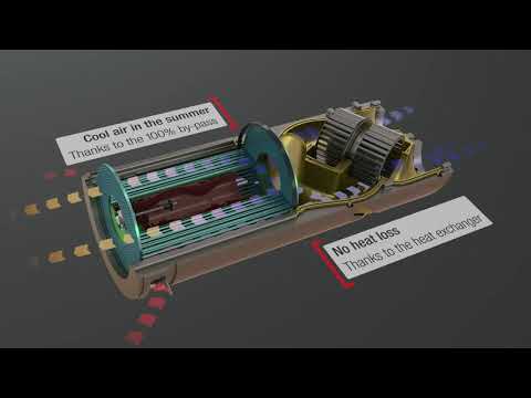 Brink Climate Systems  Air 70 for decentralized ventilation with heat recovery