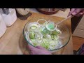 Creamy cucumbers and onions