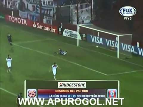Lanús vs Cerro Porteño (2-0) Copa Libertadores 2014 - Grupo 3 Fecha 5