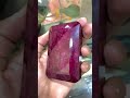 Ruby Corundum PalmStone Crystal Gemstone 22k+ view’s and 2k+ likes 🫶🏻 #youtubeshorts #shorts