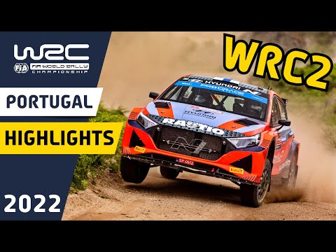 WRC Rally Highlights : WRC Vodafone Rally de Portugal 2022 : WRC2 Saturday