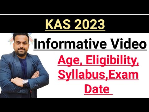 Kas Recruitment 2023 |Informative Video || Age,Syllabus, Eligibility,Pattern@CareerSuccessjandK