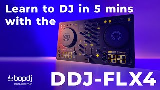 Download lagu Learn to DJ in under 5 mins with the DDJ-FLX4 from Pioneer DJ | Bop DJ mp3